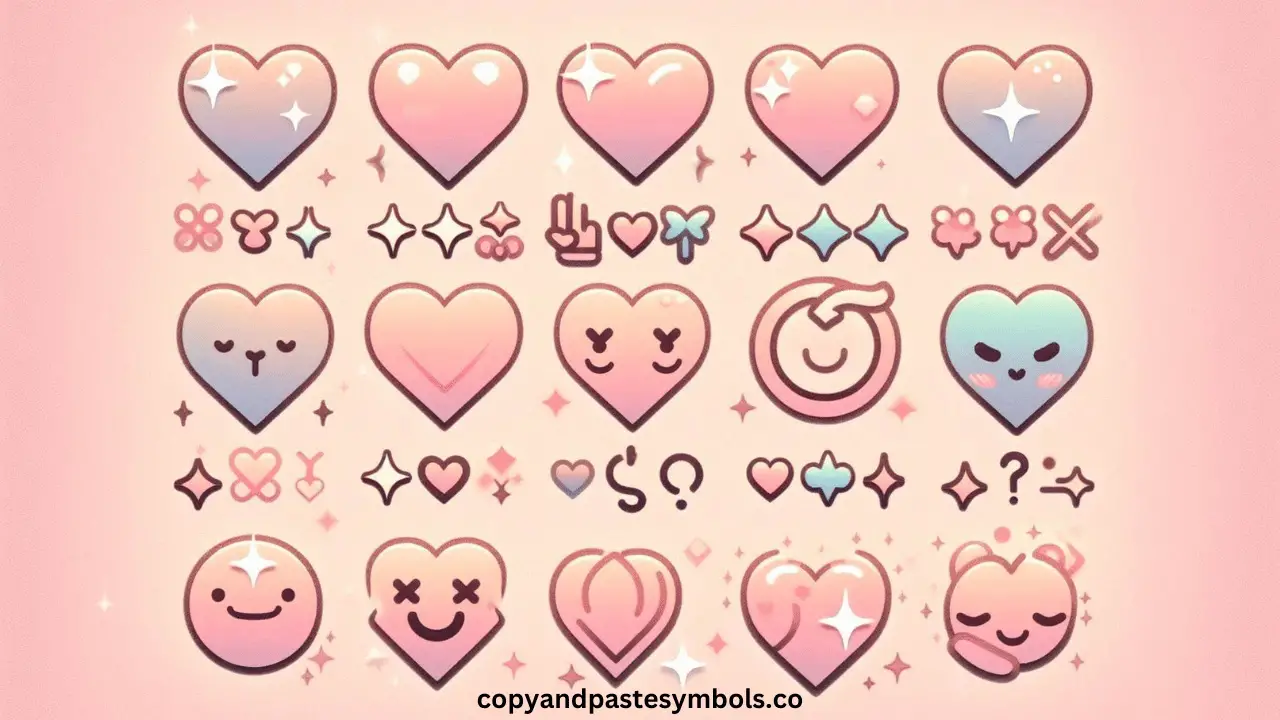 Aesthetic Heart Symbols Copy and Paste